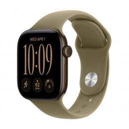 Apple Watch Series 12 42 mm Dark Bronze Aluminum, Sport Band (Olive)